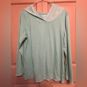 Made for Life Aqua Long Sleeve Shirt